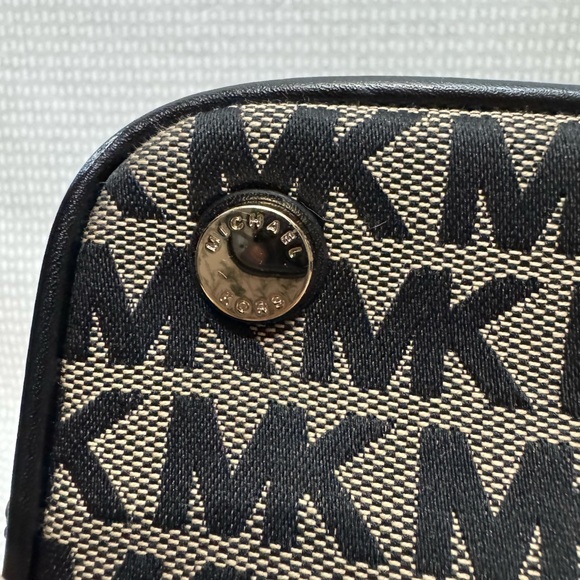 Michael Kors Logo Woven Satchel - Picture 10 of 12